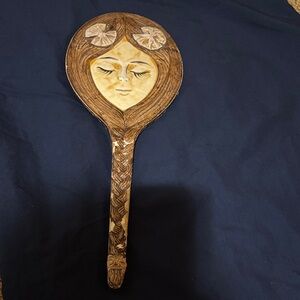 Handcrafted Wooden Decorative Mirror